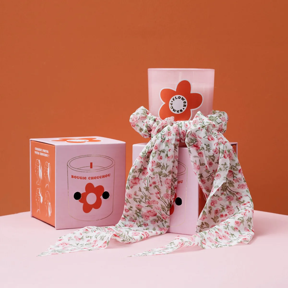 La Chaise Longue BOUGIE CHOUCHOU FLOWER POWER ROSE Hot
