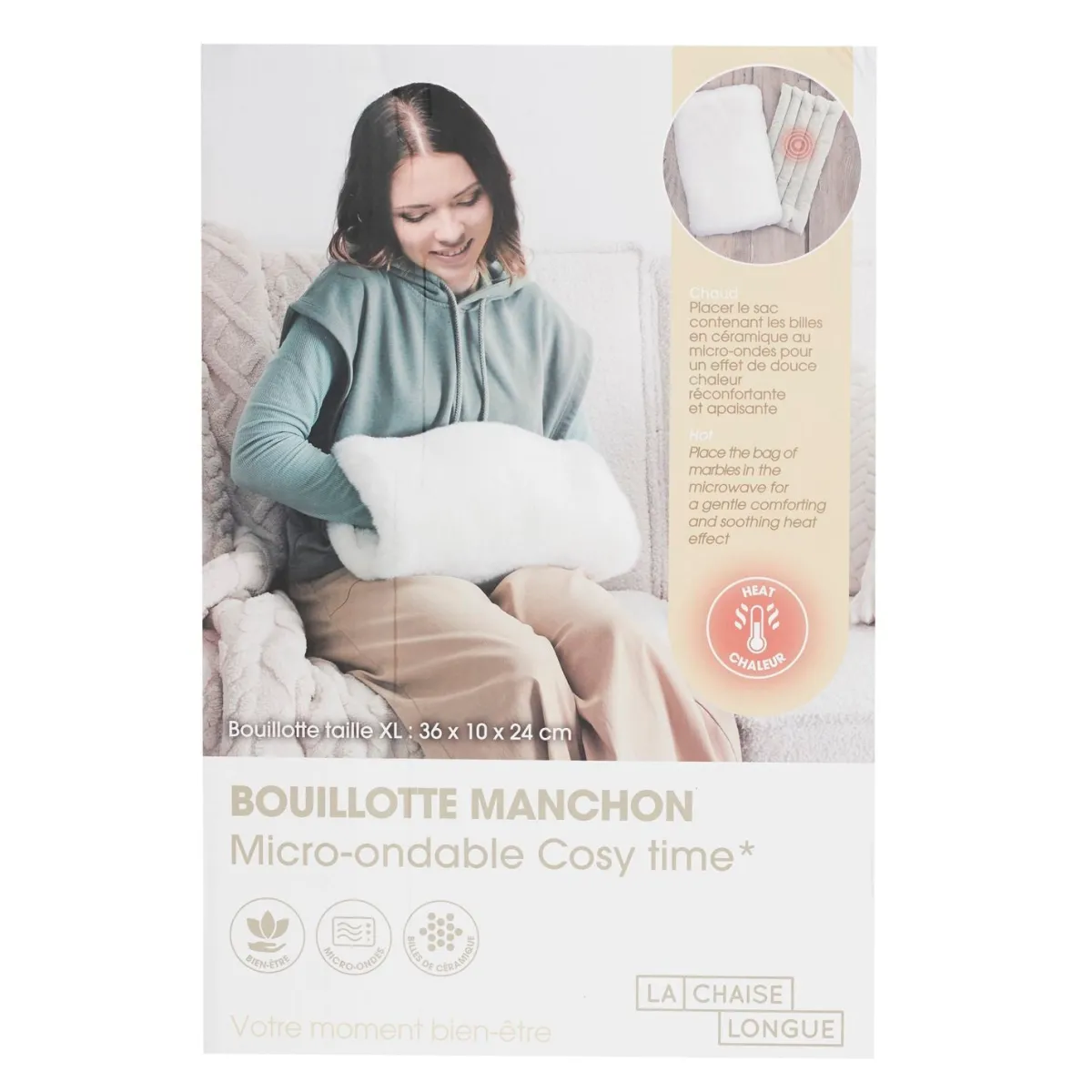 La Chaise Longue BOUILLOTTE MANCHON COSY TIME Flash Sale