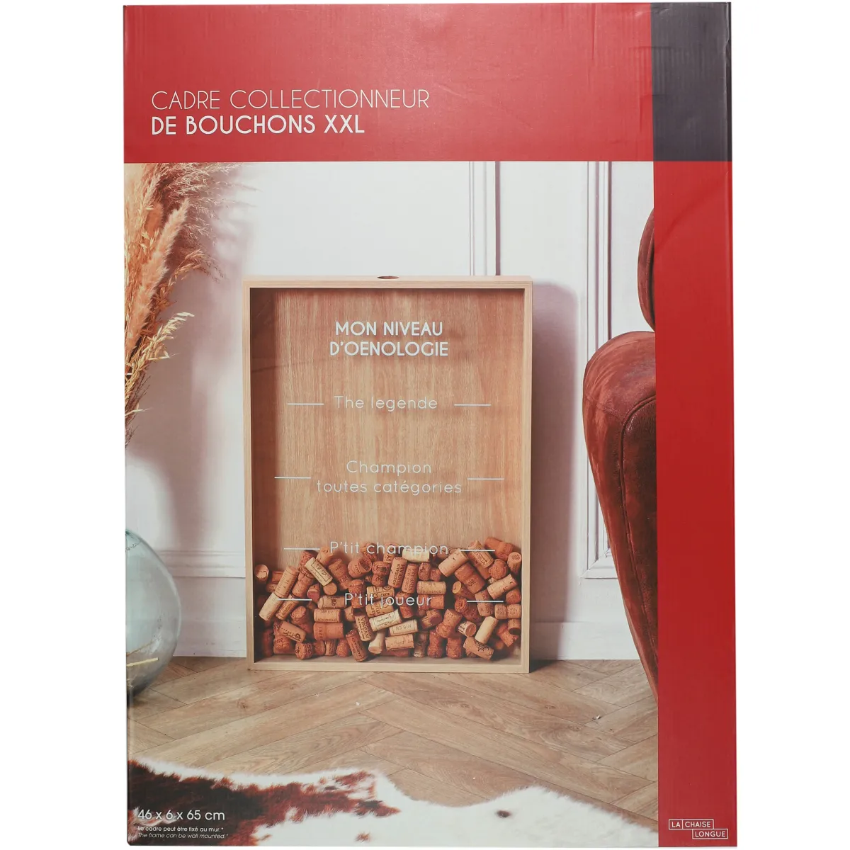 La Chaise Longue CADRE COLLECTIONNEUR DE BOUCHONS XXL Flash Sale