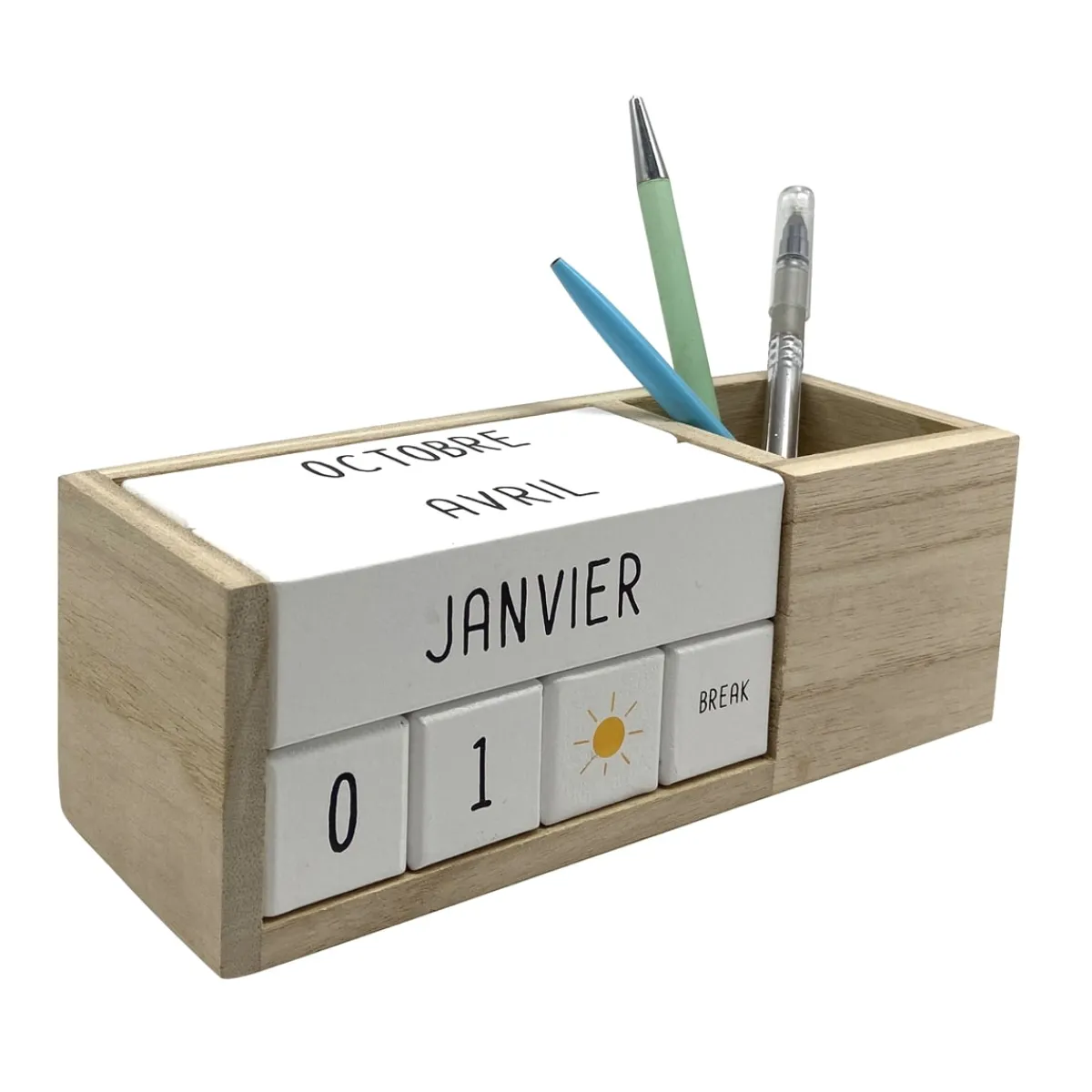 La Chaise Longue CALENDRIER PERPETUEL POT A CRAYONS Discount