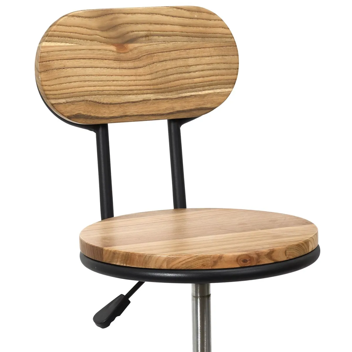 La Chaise Longue CHAISE DE BAR REGLABLE BOIS BRUT ACE Cheap