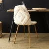 La Chaise Longue CHAISE FARO PIEDS METAL IMITATION BOIS - Lot de 4 Clearance