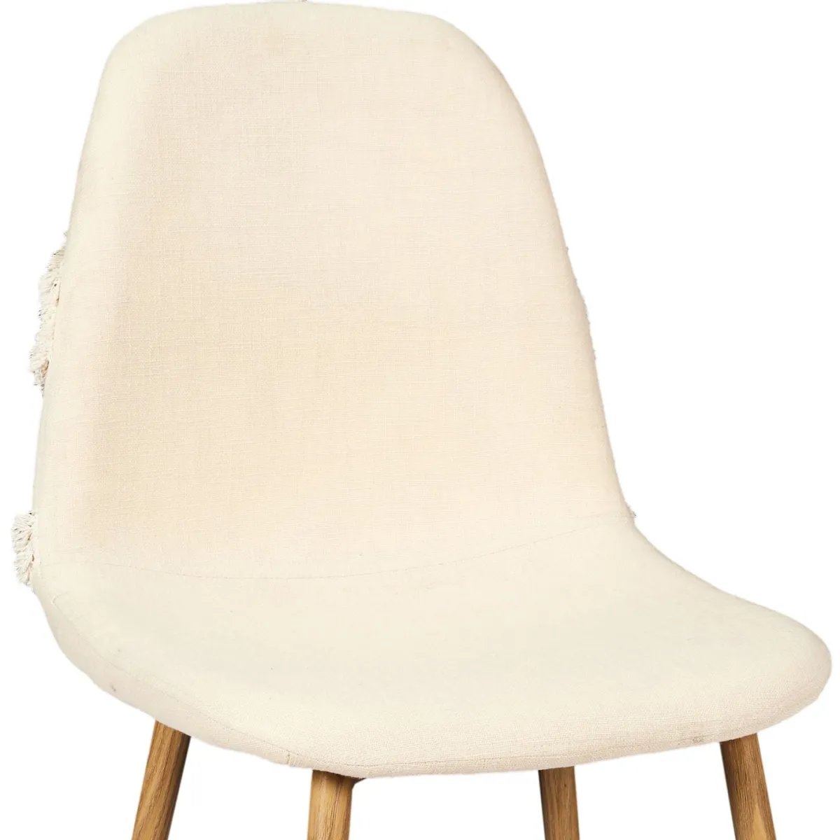 La Chaise Longue CHAISE FARO PIEDS METAL IMITATION BOIS - Lot de 4 Clearance