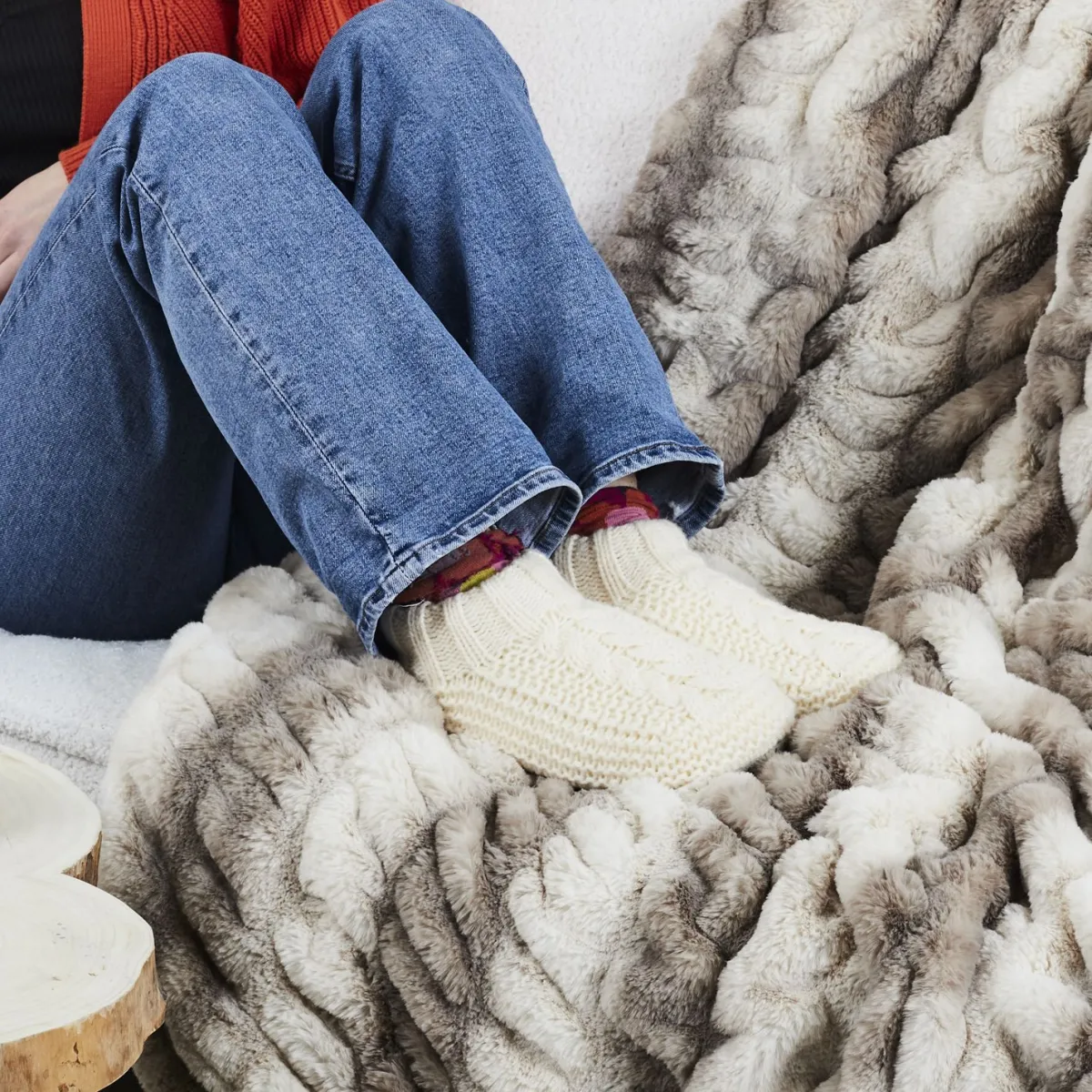 La Chaise Longue CHAUSSONS CHAUSSETTES JACQUARD COSY TIME Outlet