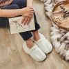 La Chaise Longue CHAUSSONS THERMO RELAXANTS BLANCS Discount