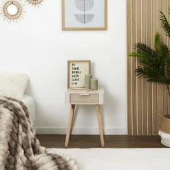 La Chaise Longue CHEVET 1 TIROIR EN BOIS ROSE Hot