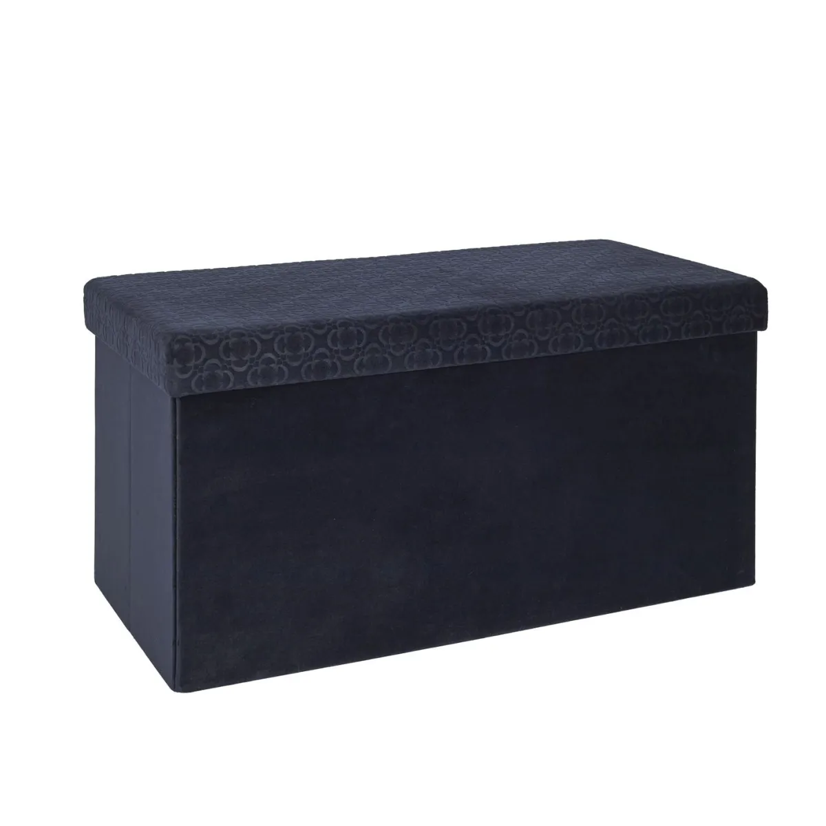 La Chaise Longue COFFRE BANC PLIABLE RETRO BLEU NUIT Best Sale