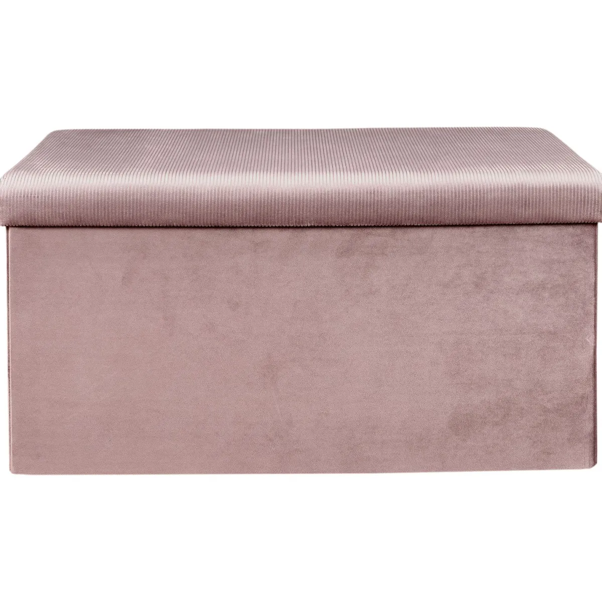 La Chaise Longue COFFRE BANC PLIABLE VELOURS COTELE GIULIA ROSE Online