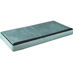 La Chaise Longue COFFRE BANC PLIABLE VELOURS COTELE GIULIA BLEU Discount