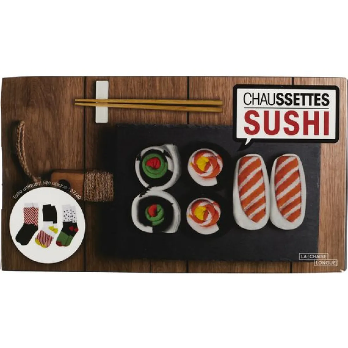 La Chaise Longue COFFRET DE 3 PAIRES DE CHAUSSETTES SUSHI New
