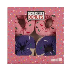 La Chaise Longue COFFRET DE 2 PAIRES DE CHAUSSETTES DONUT ASSORTIES Flash Sale