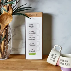 La Chaise Longue COFFRET DE 5 TASSES À CAFÉ SEMAINE Online