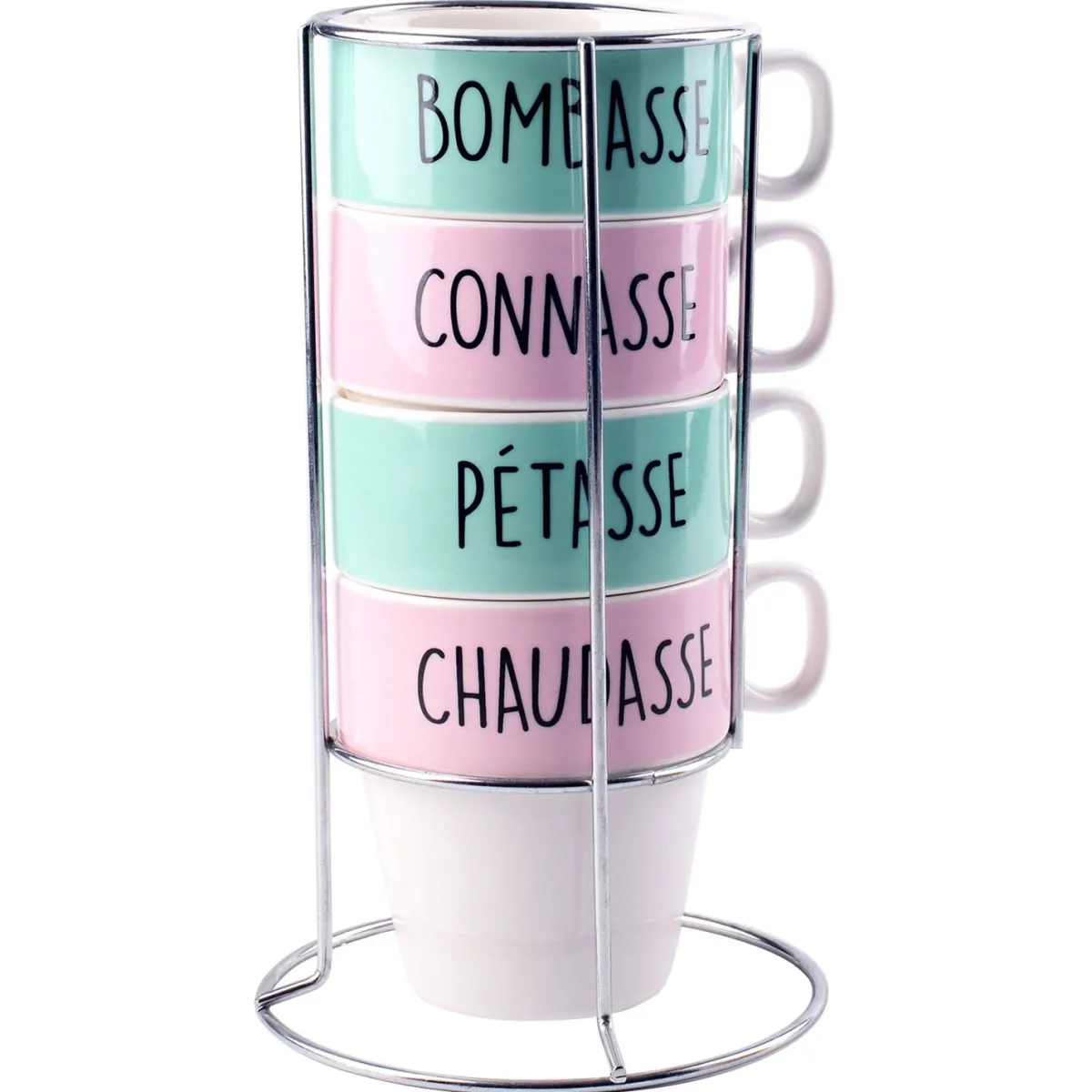 La Chaise Longue COFFRET DE 4 TASSES A CAFE AVEC SUPPORT Sale