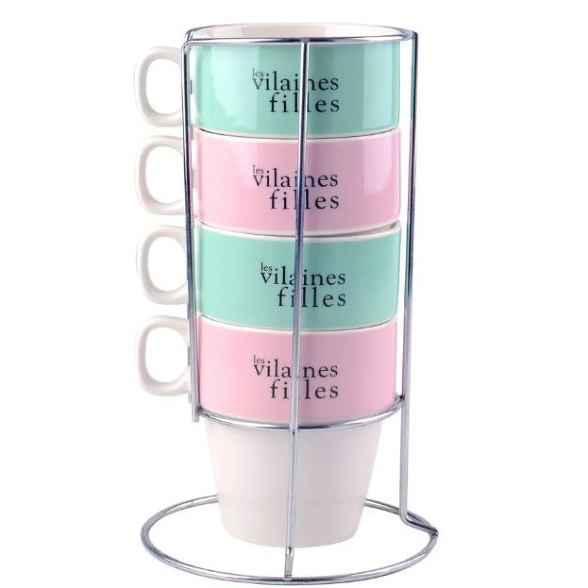 La Chaise Longue COFFRET DE 4 TASSES A CAFE AVEC SUPPORT Sale