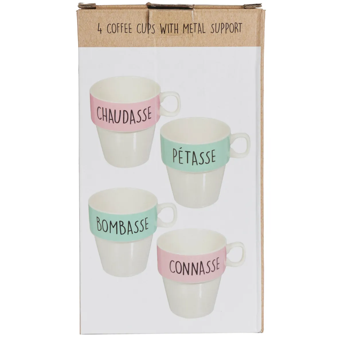 La Chaise Longue COFFRET DE 4 TASSES A CAFE AVEC SUPPORT Sale