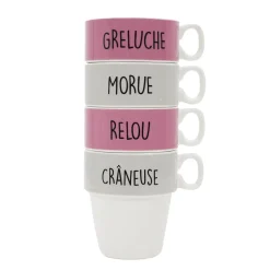 La Chaise Longue COFFRET DE 4 TASSES A CAFE GRELUCHE MORUE Shop