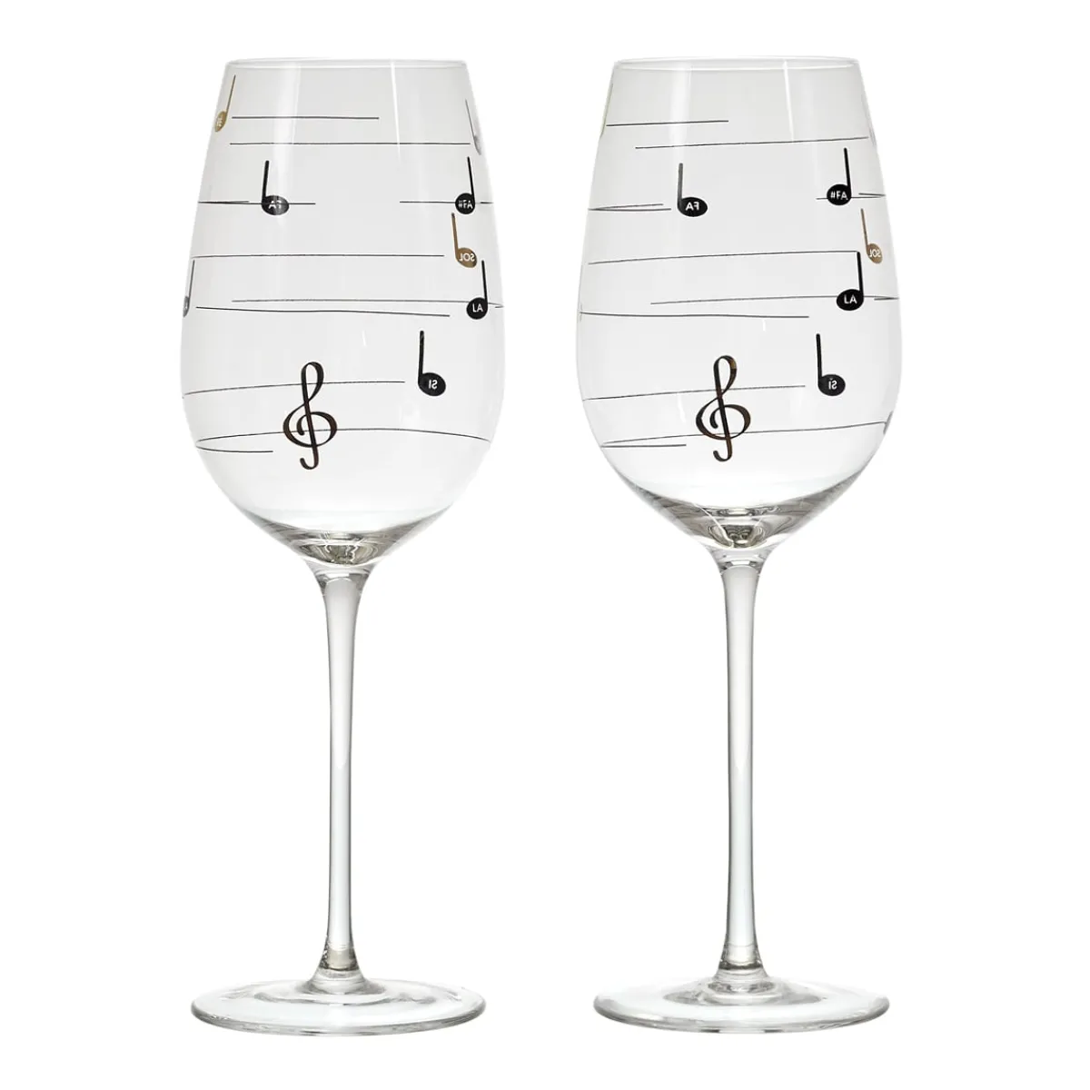 La Chaise Longue COFFRET DE 2 VERRES MUSICAUX Outlet