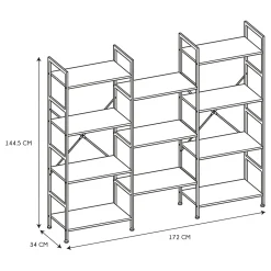 La Chaise Longue ETAGERE INDUS BOIS ET METAL Hot