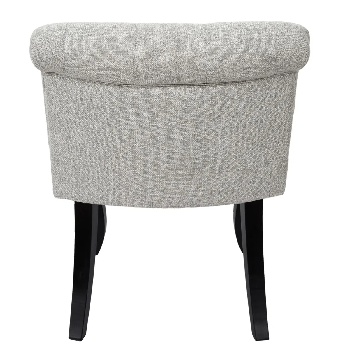 La Chaise Longue FAUTEUIL ELEONOR NOIR TISSU GRIS Hot