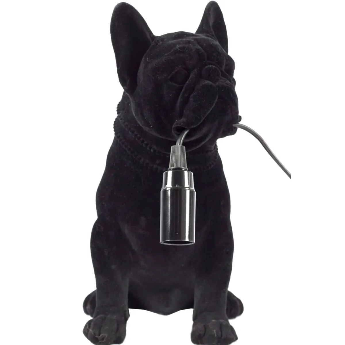 La Chaise Longue LAMPE BOULEDOGUE BLACK VELVET Store