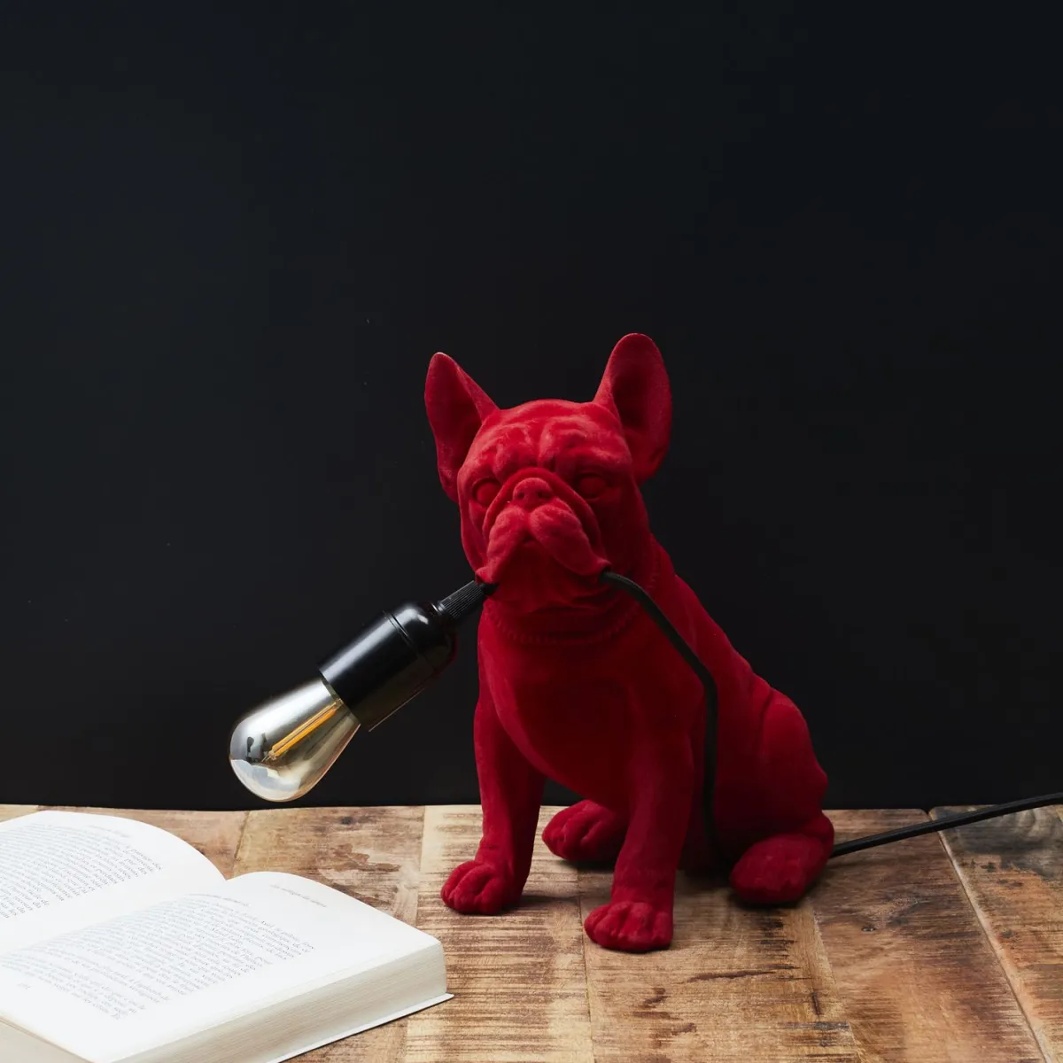 La Chaise Longue LAMPE BOULEDOGUE RED VELVET Cheap