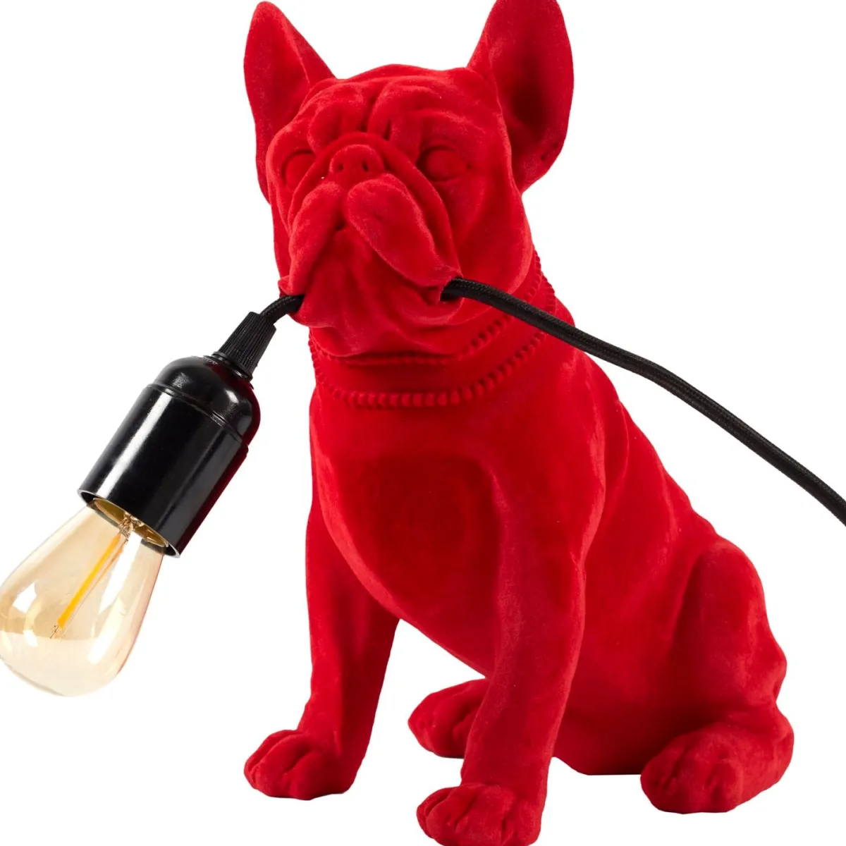 La Chaise Longue LAMPE BOULEDOGUE RED VELVET Cheap