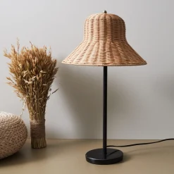 La Chaise Longue LAMPE CHAPEAU ROTIN Flash Sale