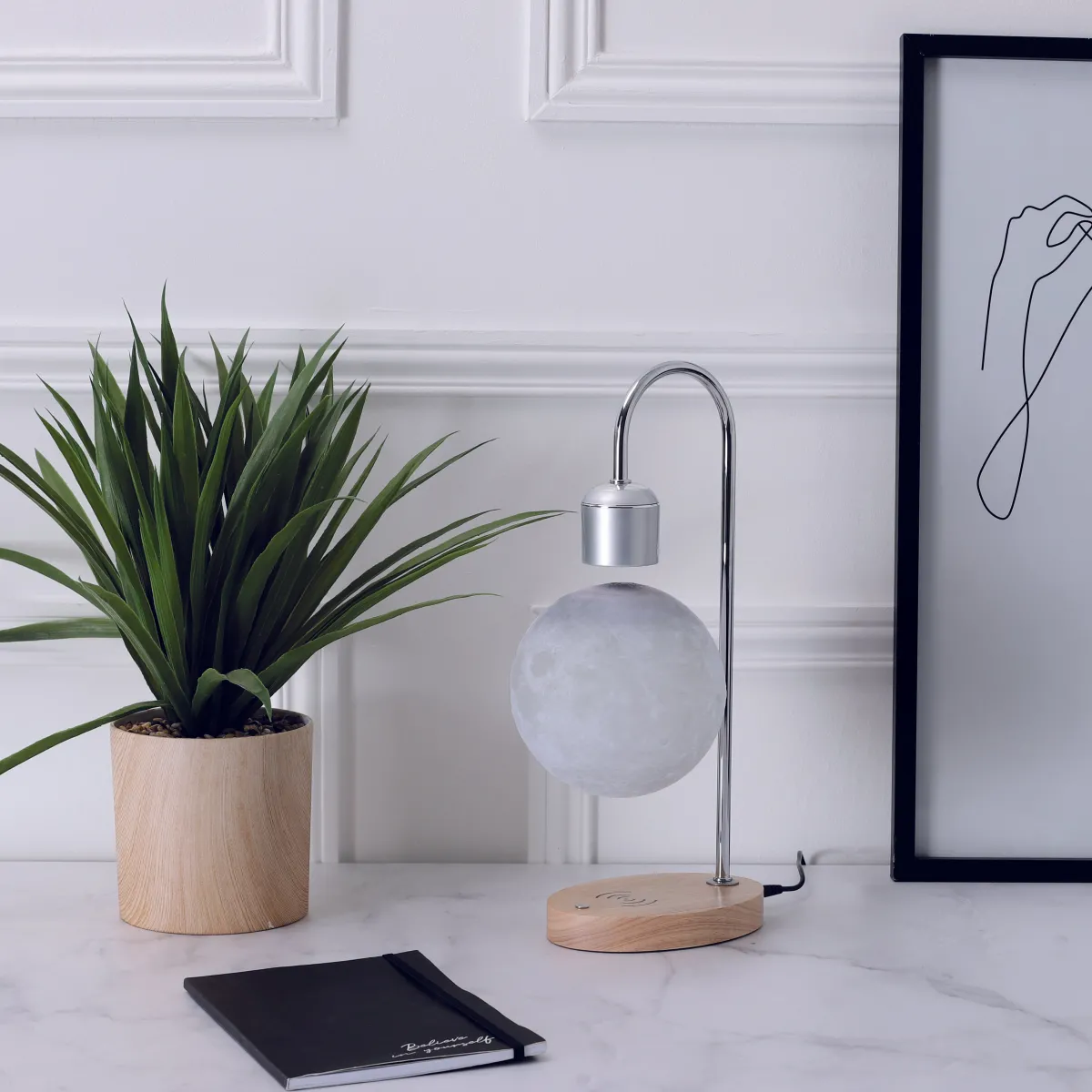 La Chaise Longue LAMPE CHARGEUR GRAVITY MOON Outlet
