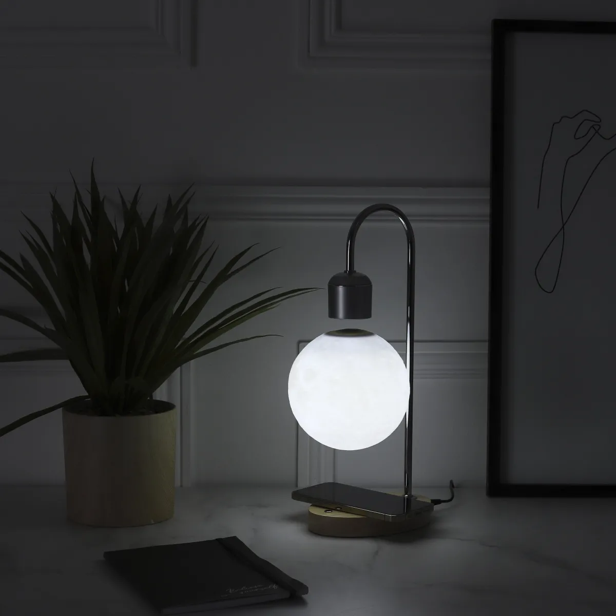 La Chaise Longue LAMPE CHARGEUR GRAVITY MOON Outlet