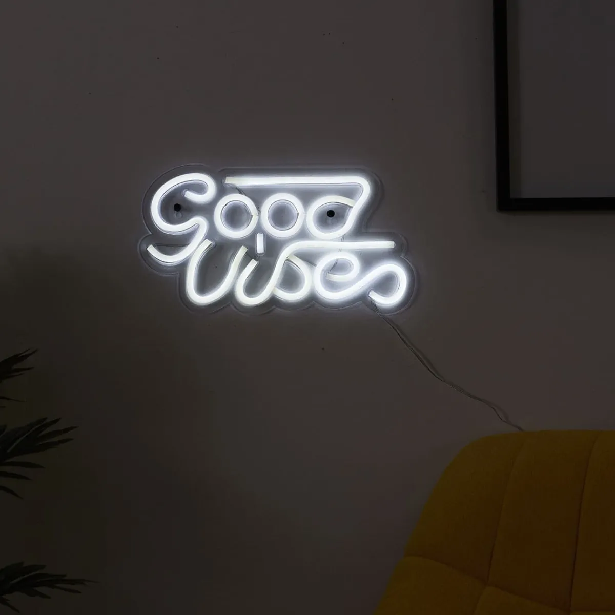 La Chaise Longue LAMPE EFFET NEON LED GOOD VIBES Discount
