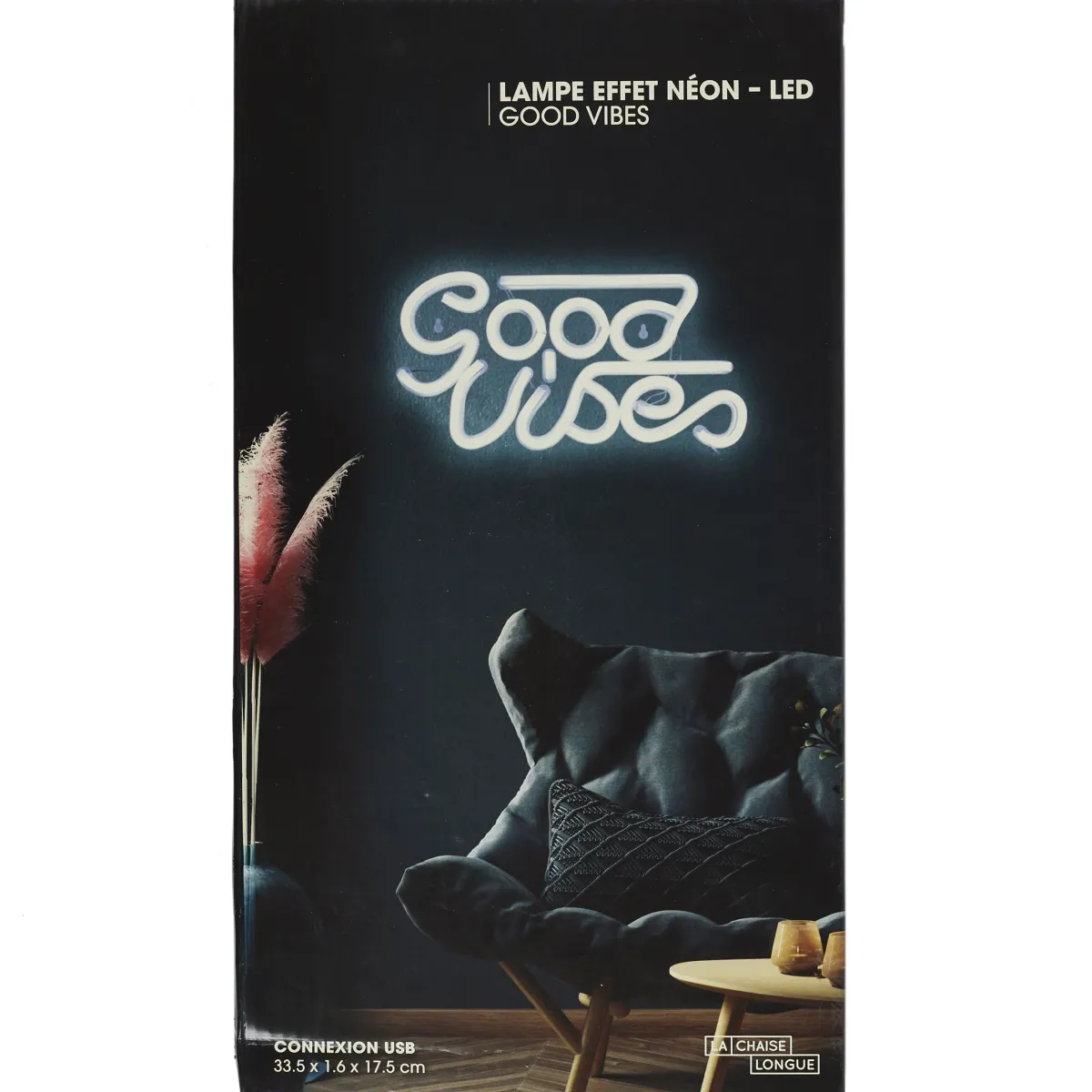 La Chaise Longue LAMPE EFFET NEON LED GOOD VIBES Discount