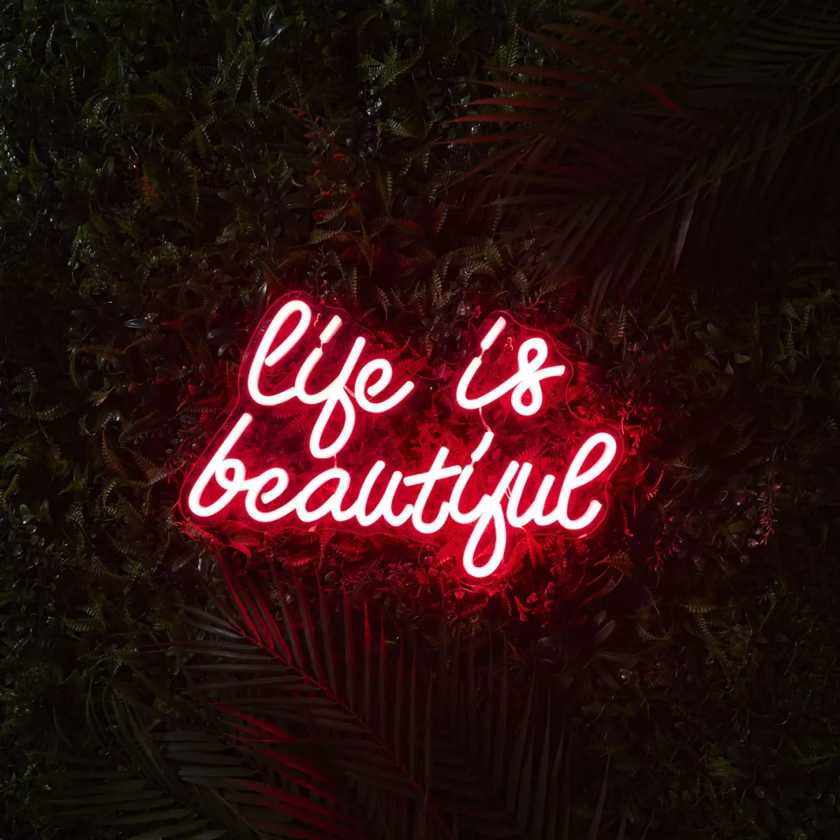 La Chaise Longue LAMPE EFFET NEON LIFE IS BEAUTIFUL New