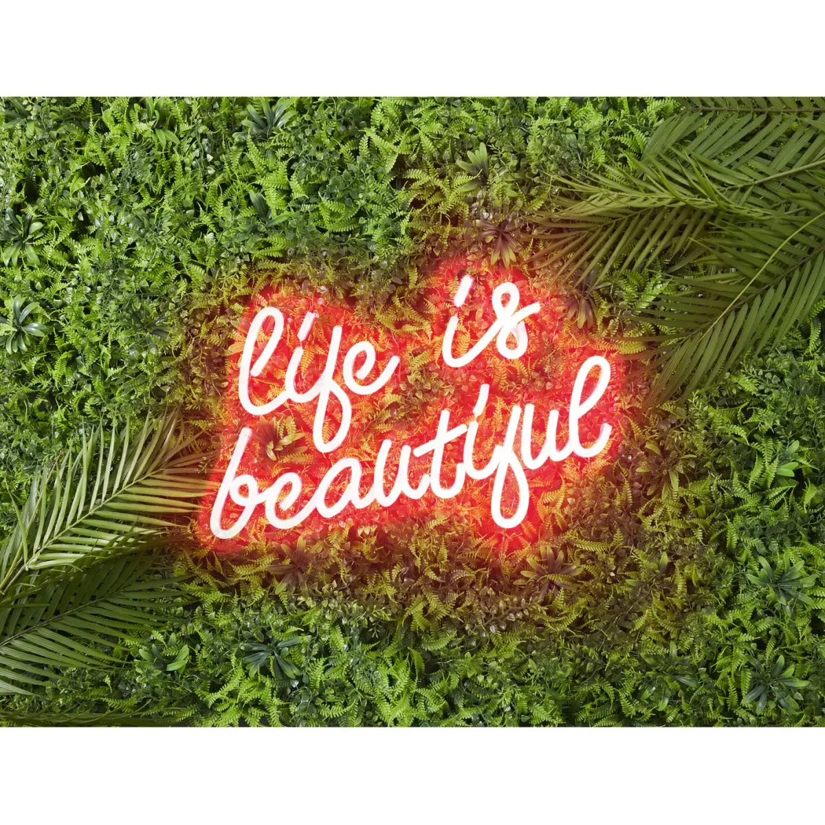 La Chaise Longue LAMPE EFFET NEON LIFE IS BEAUTIFUL New