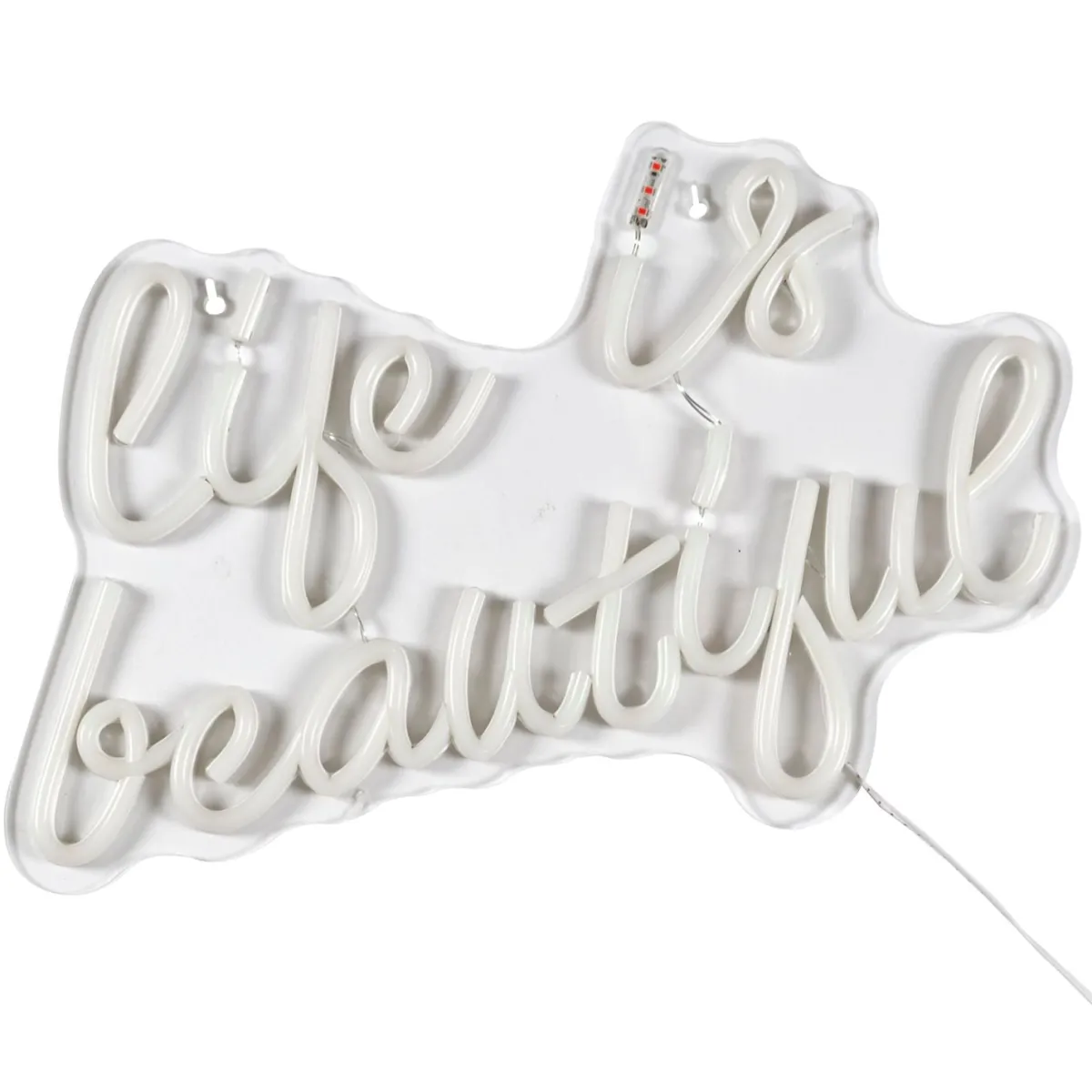 La Chaise Longue LAMPE EFFET NEON LIFE IS BEAUTIFUL New