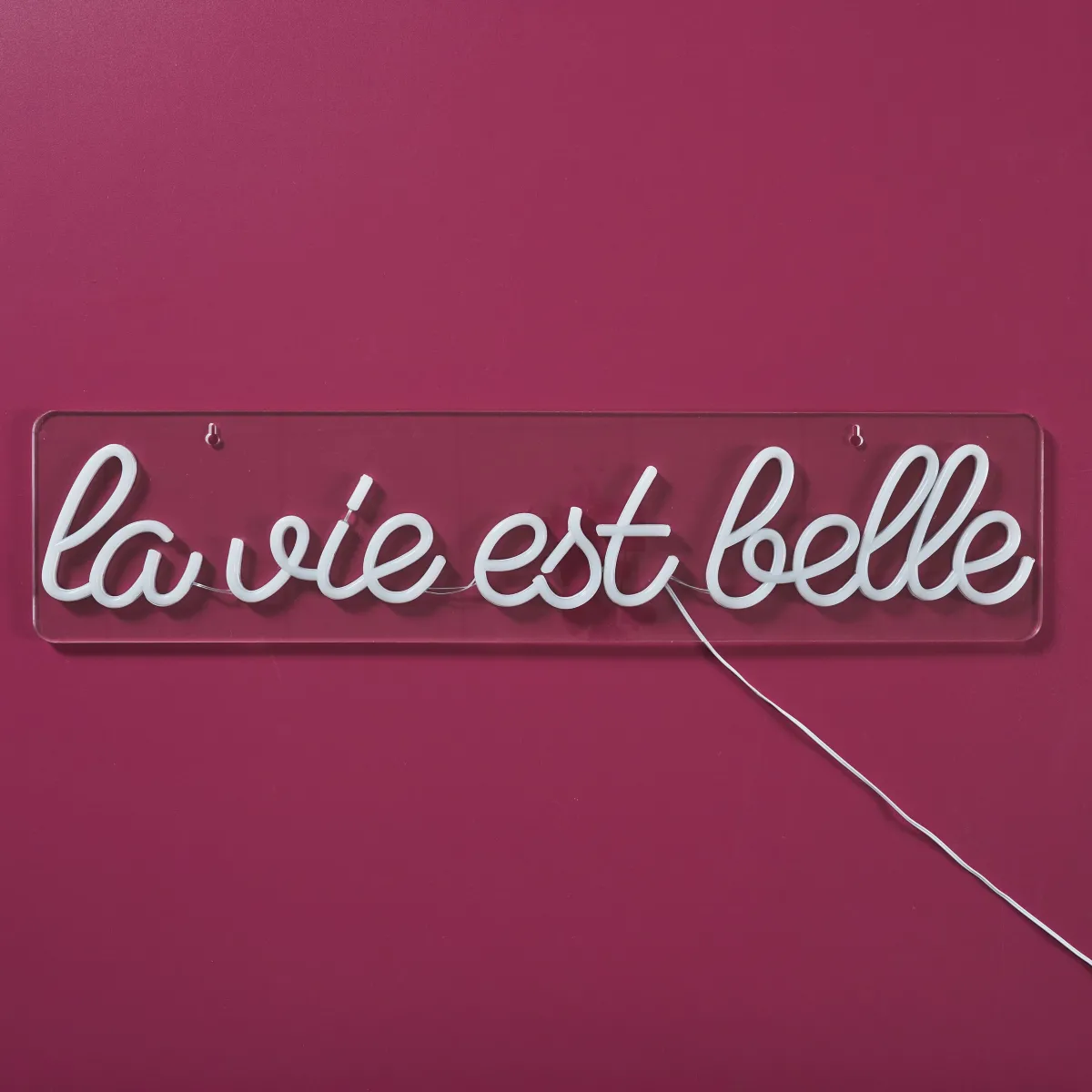 La Chaise Longue LAMPE EFFET NÉON LA VIE EST BELLE Shop