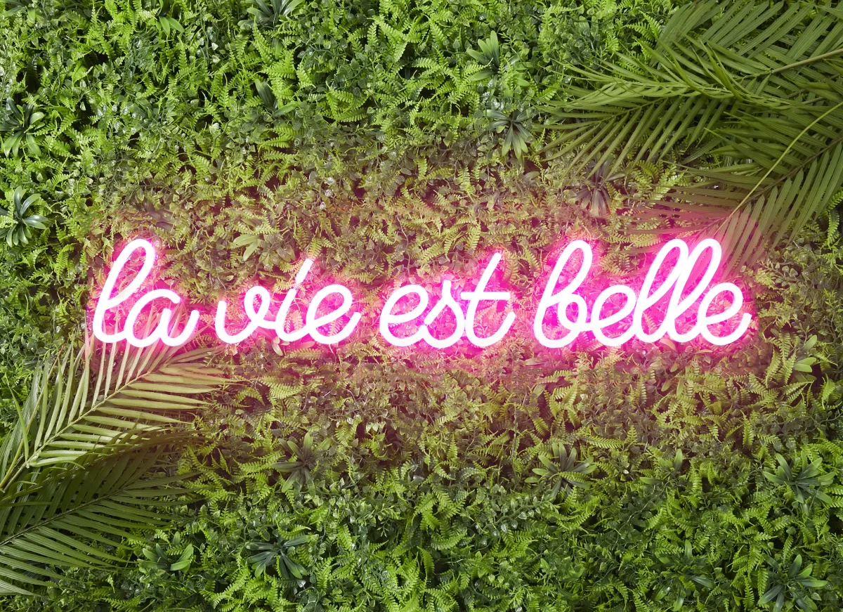 La Chaise Longue LAMPE EFFET NÉON LA VIE EST BELLE Shop