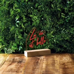 La Chaise Longue LAMPE NEON LA VIE EST BELLE Cheap