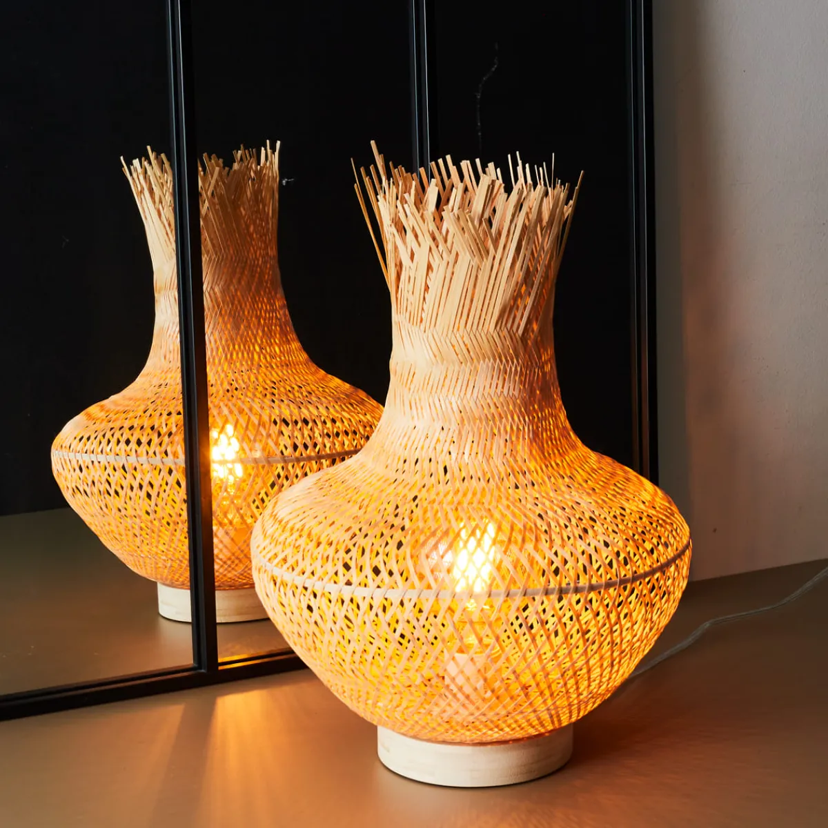 La Chaise Longue LAMPE VASE ROTIN Hot