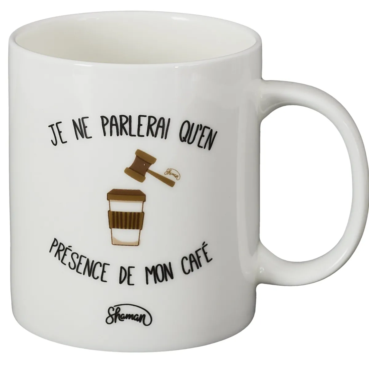 La Chaise Longue MUG JE NE PARLERAI QU'EN PRESENCE DE MON CAFE Cheap