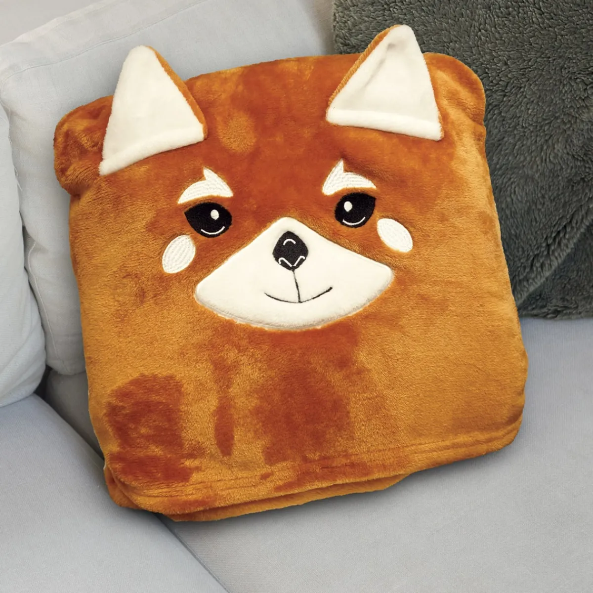 La Chaise Longue PLAID KANGOUROU PANDA ROUX New