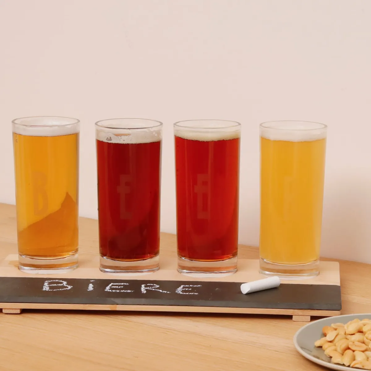 La Chaise Longue PLANCHE DE 4 VERRES A BIERE Shop