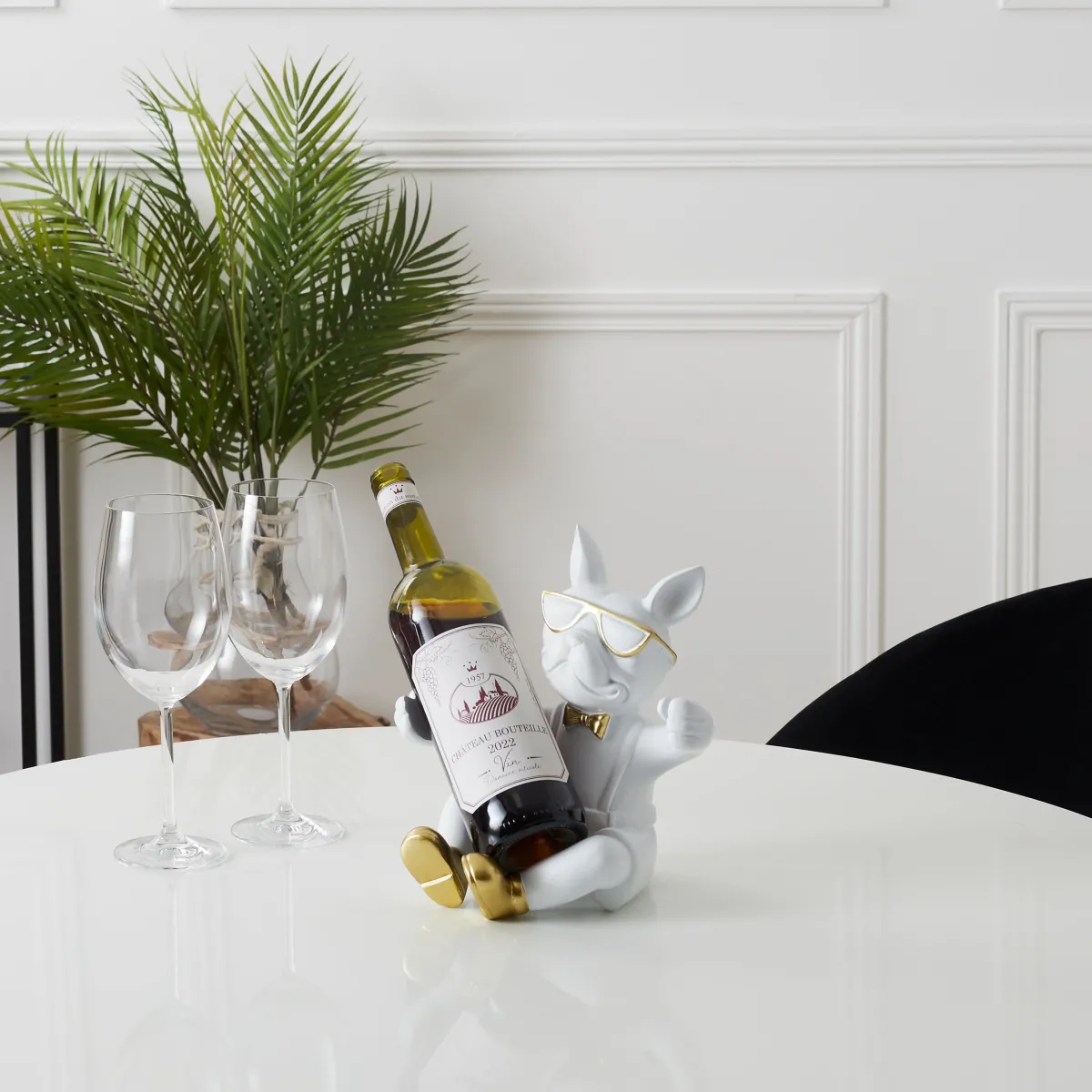 La Chaise Longue PORTE BOUTEILLE BOULEDOGUE BLANC Online