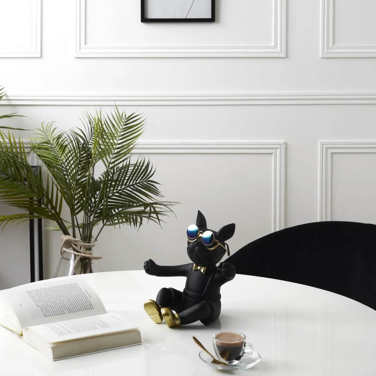La Chaise Longue PORTE-BOUTEILLE BOULEDOGUE NOIR Flash Sale