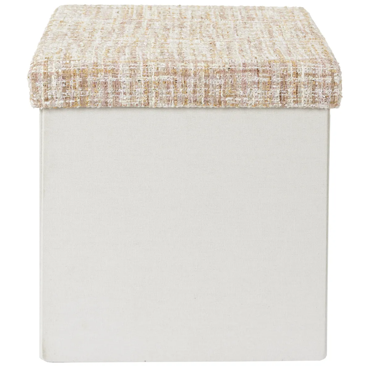 La Chaise Longue POUF PLIABLE TWEED BEIGE Outlet
