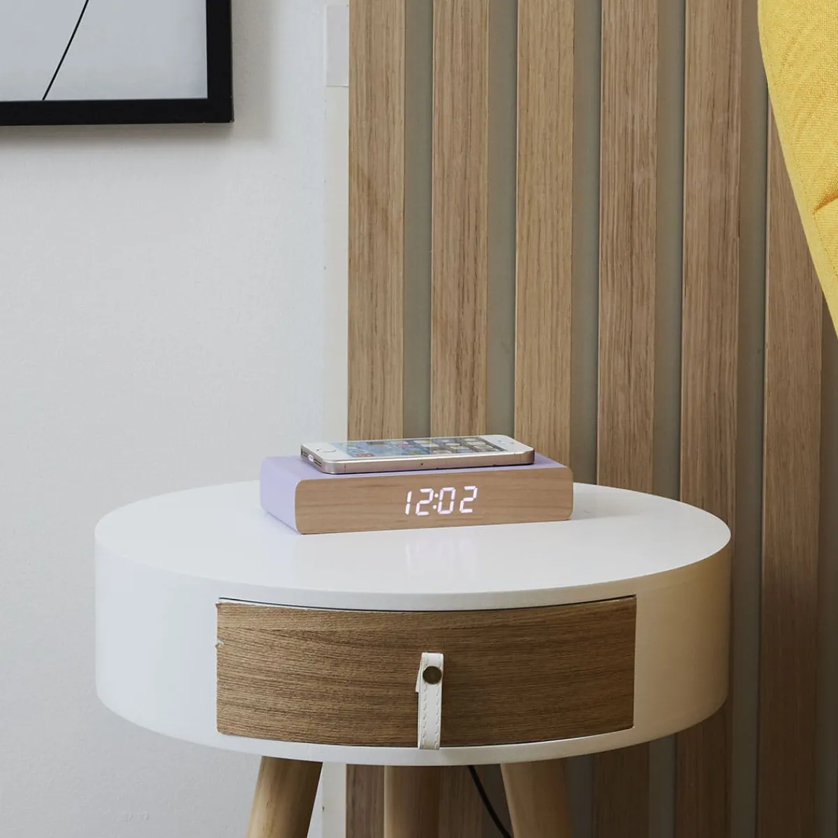 La Chaise Longue REVEIL CHARGEUR BOIS VIOLET Flash Sale