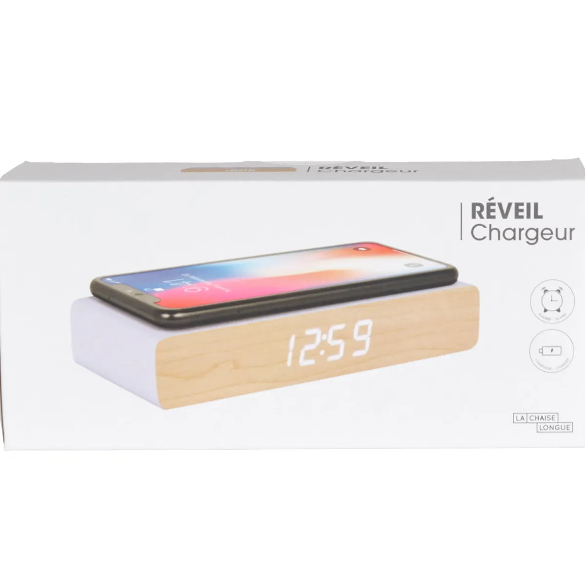 La Chaise Longue REVEIL CHARGEUR BOIS VIOLET Flash Sale