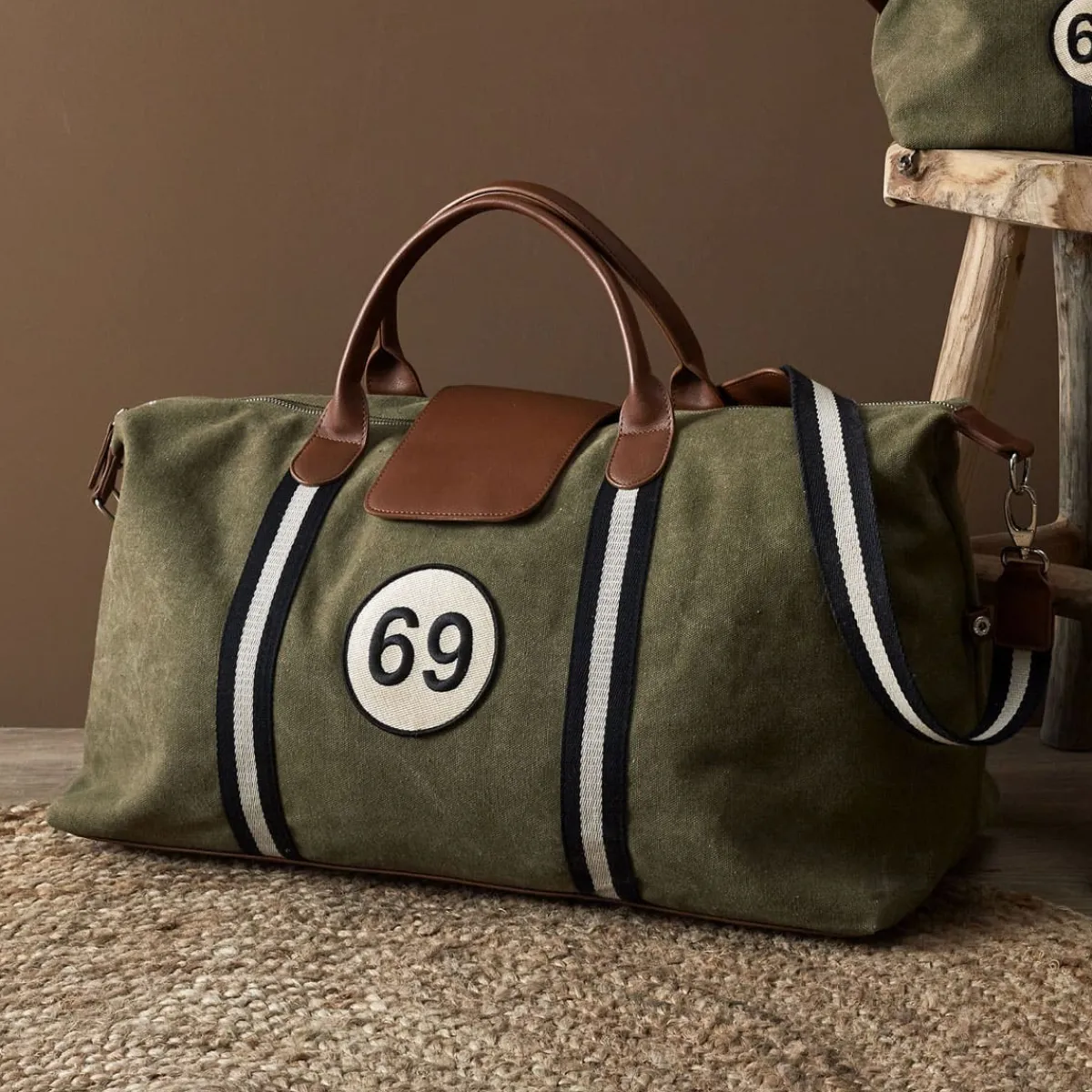La Chaise Longue SAC DE VOYAGE SPRINT 69 KAKI Fashion