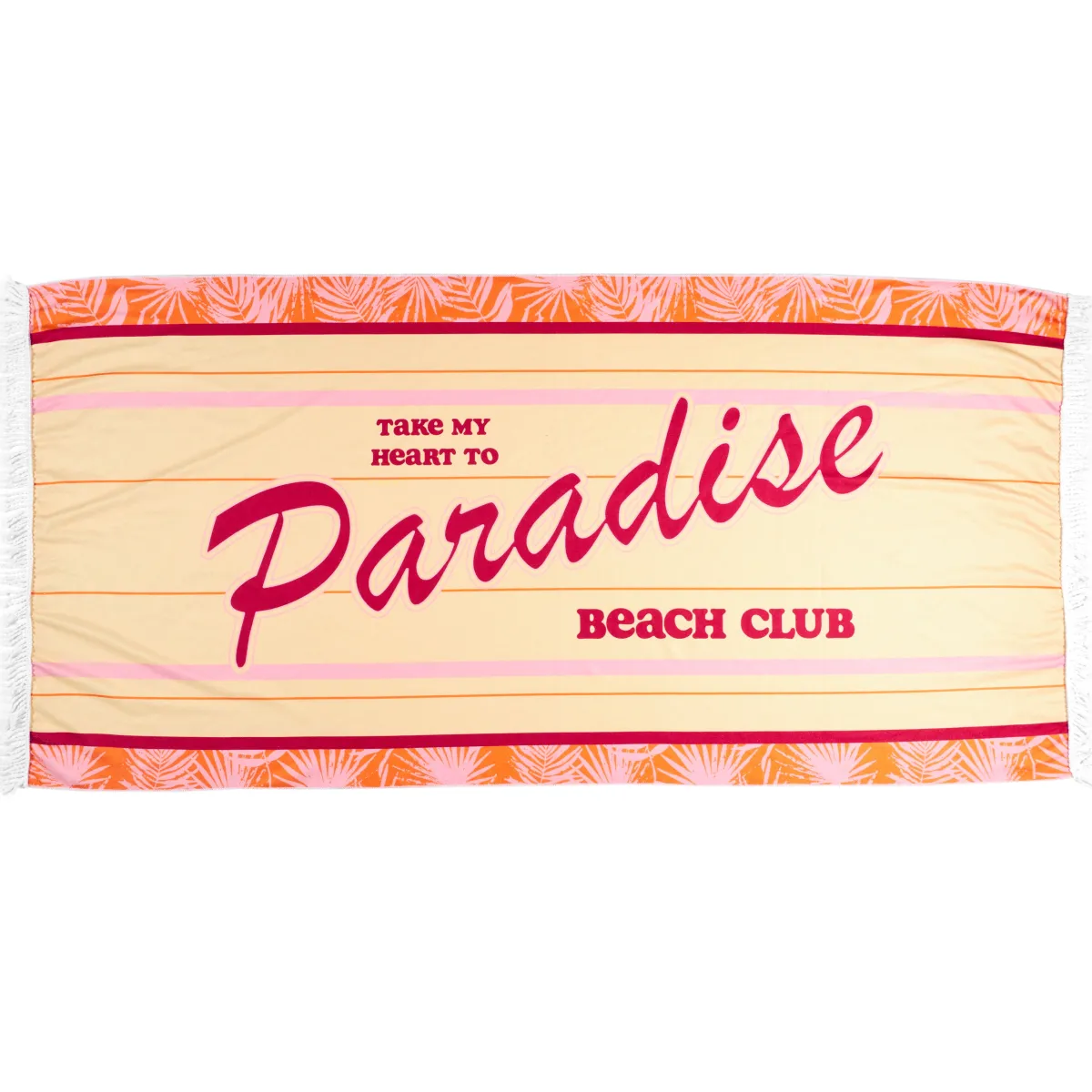 La Chaise Longue SERVIETTE DE PLAGE PARADISE Fashion