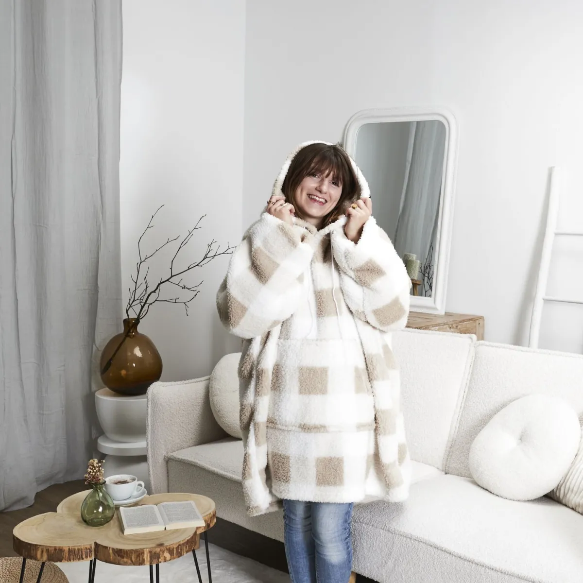 La Chaise Longue SWEAT PLAID CHESSY Flash Sale