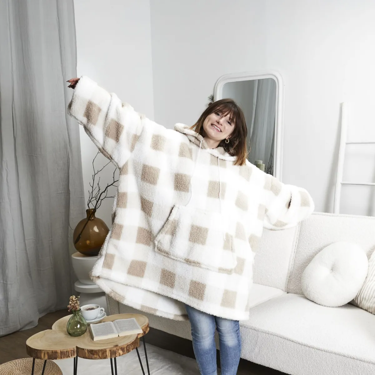 La Chaise Longue SWEAT PLAID CHESSY Flash Sale
